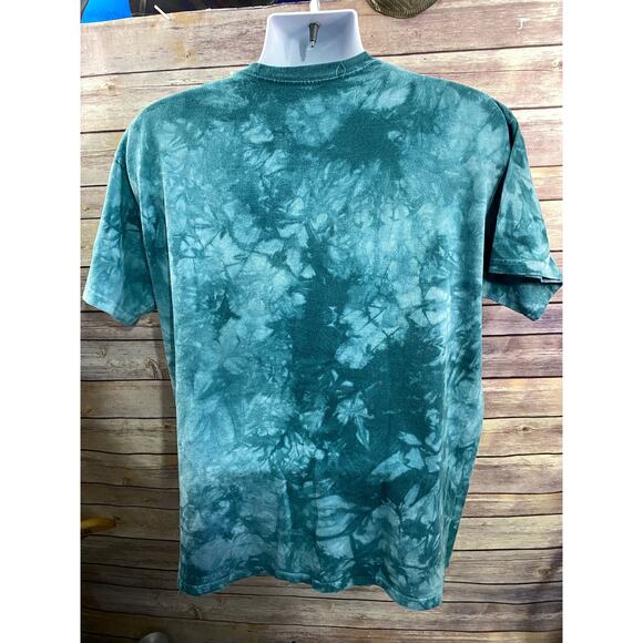 Rainforest Cafe The Mountain Tie Dye T Shirt Mens Sz Large 2014 Giraffe Tee - Picture 2 of 8